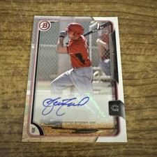 2015 Bowman Prospects Auto Beau Amaral #PA-BA Auto 