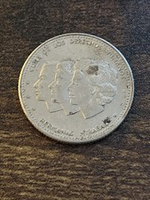 1986 Dominican Republic 25 Twenty Five Centavos Beautiful Actual Coin TC100*
