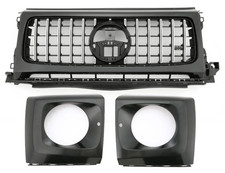 ? GRILL K&Uuml;HLERGRILL F&Uuml;R MERCEDES G-KLASSE W465 2024+ PANAMERICANA AMG GT CHROM