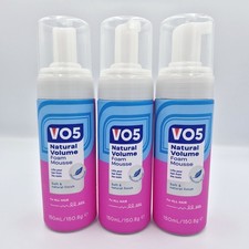 Image of VO5 Natural Volume Foam Rework Mousse Textured 150ml Haircare Styling - 3 Pack