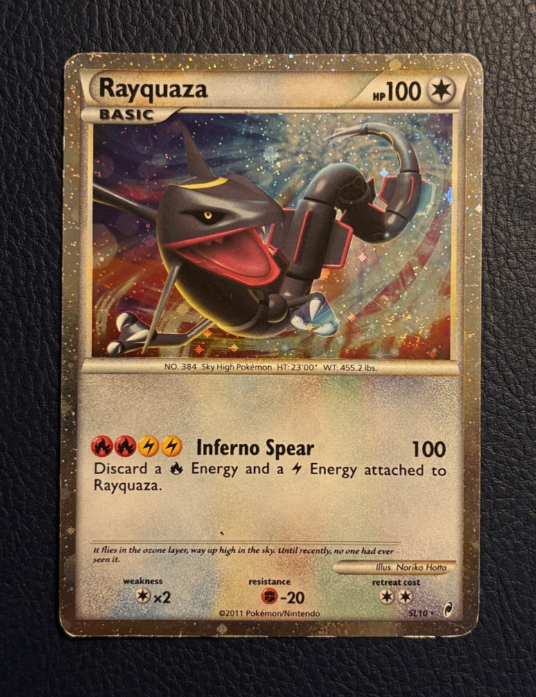 Rayquaza (Shiny) SL10 Call of Legends Holo Moderately Played (MP) Pokemon Card