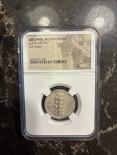 NGC Lucania Metapontum Stater - VF