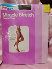 Vintage Miracle Stretch Pantyhose Taupe Size Med Tall Nylon 21898 NOS New