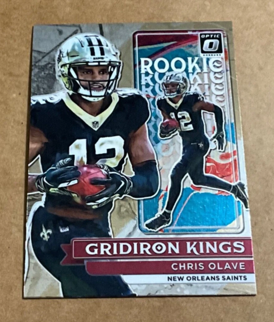 2022 Donruss Optic Rookie Gridiron Kings # RGK-8 Chris Olave New Orleans Saints
