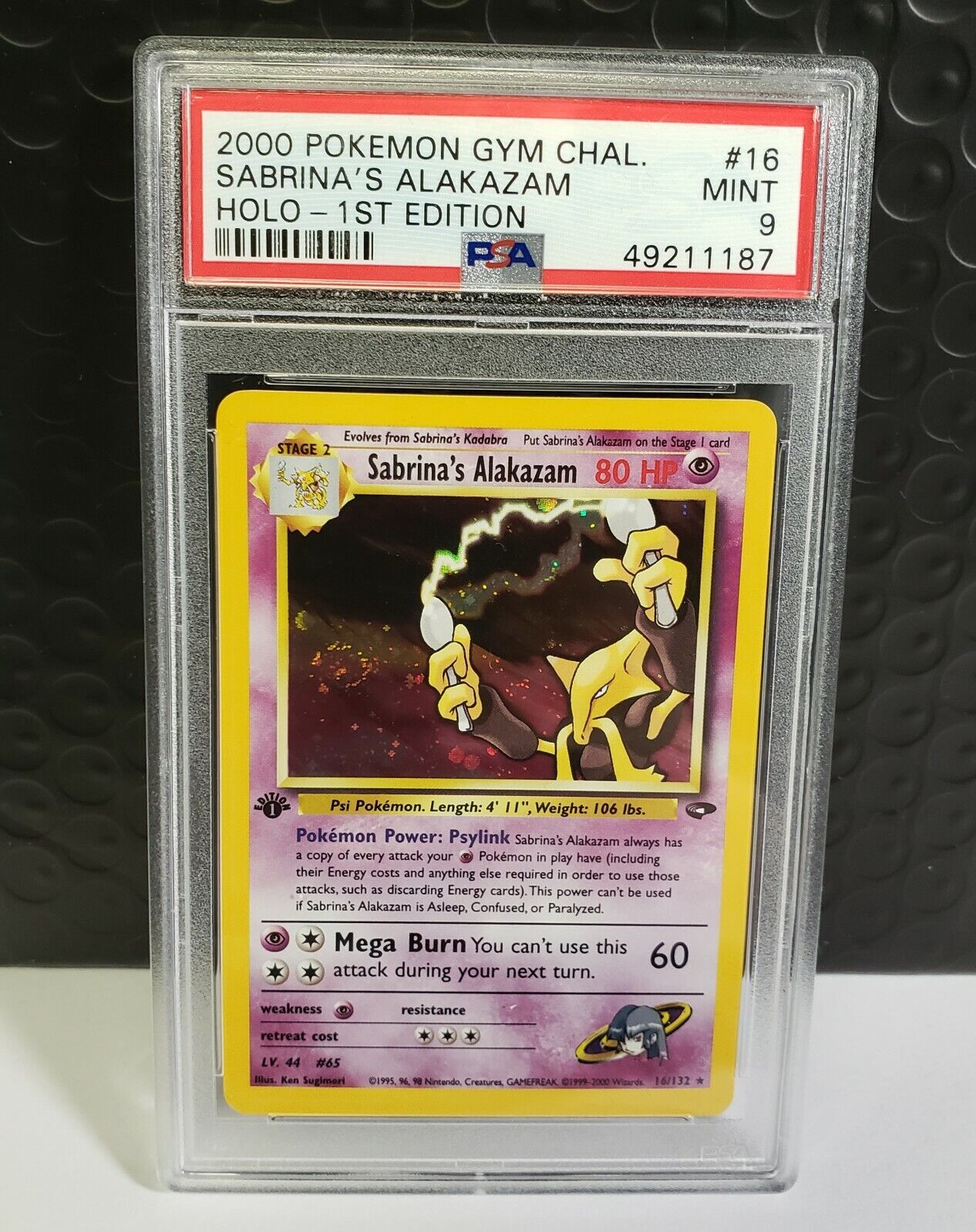  Sabrina's Alakazam - 16/132 - Holo Rare - Unlimited Edition :  Toys & Games