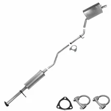 Resonator Muffler Exhaust System Kit fits: 2013-2017 Honda Accord 2.4L Sedan