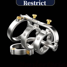Multifunctional Metal Chastity Cage Male Preventing Cheating Restraint Devices