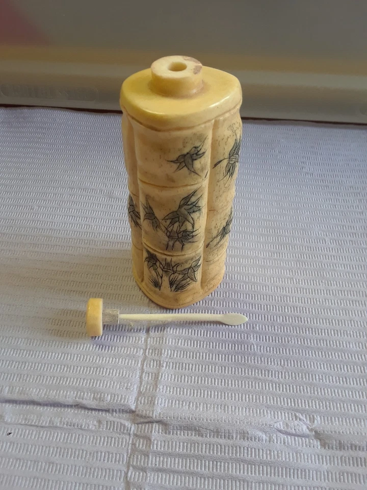 China antique snuff bottle  - Image 3 of 4