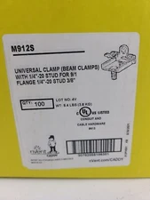 LOT OF 100 NVENT CADDY M912S UNIVERSAL BEAM CLAMP