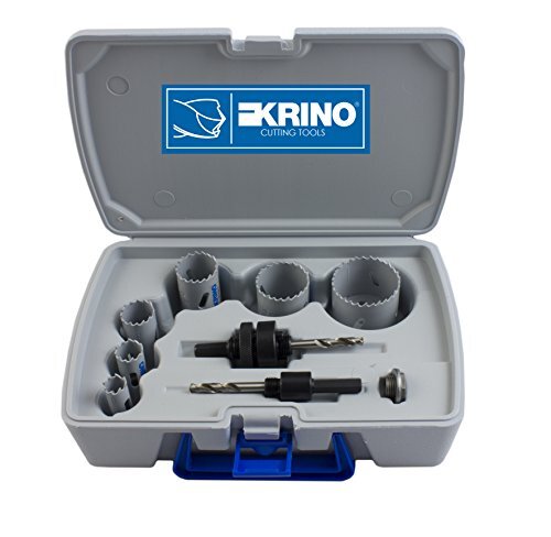 Krino 21080202K - Set di Seghe A Tazza Bimetalliche HSS "Kit (n4F)