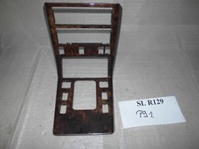 Verkleidung Blende Mittelkonsole Wurzelholz SL R129  Mercedes