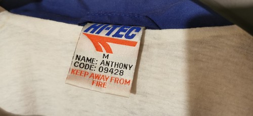 Vintage Hi Tec Shell Zip Up Tracksuit Jacket Top "Anthony" 09428 Size Medium - Imagen 10 de 16