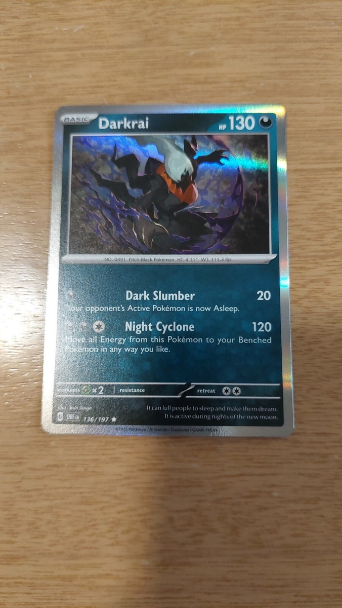 Darkrai (136/197) Holographic Pokemon Card | eBay Darkrai (136/197) Holographic Pokemon Card | eBay