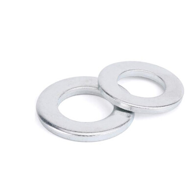 Inner Dia.2/2.5/3/4/5/6mm Zinc-Plated Steel Flat Washers Gasket Metal Pads Shim