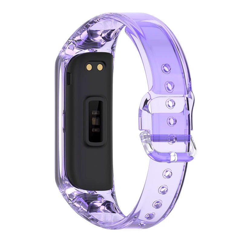 Funda protectora TPU transparente con correa deportiva para Samsung Galaxy Fit2 SM-R220 Foto 4 de 4
