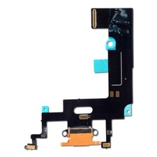 For Apple iPhone XR Replacement Charging Port & Microphone Flex  Coral / Orange