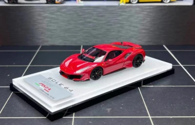 レジン製 1/64 フェラーリ 488ピスタ 1:64 Resin car model Ferrari 488 Pista Limited edition 99PCS