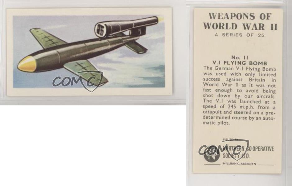 1962 Northern Co-operative Weapons of World War II Tea V1 Flying Bomb ...