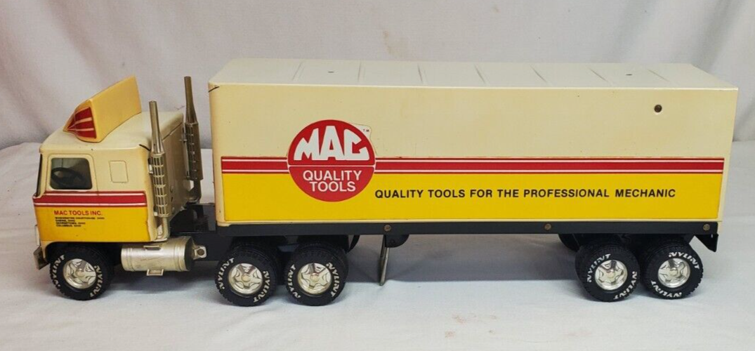 Vintage Nylint MAC TOOLS Semi Trailer 18-WHELLER Truck Rockford IL