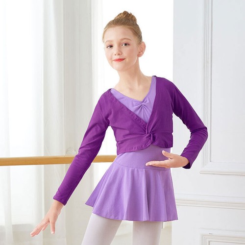 Ballet Top Ballet Sweater Ballet Jersey Girls Dance Top Knitwear Warm Ballet - Picture 29 of 40