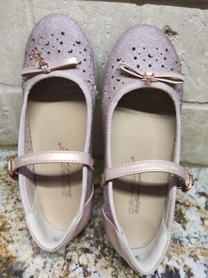 DR.KONG Biofoot System Girls Pink Dress Shoes, Size 1
