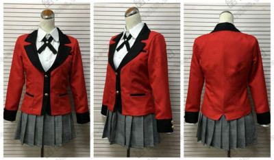 Kakegurui Compulsive Gambler Yumeko Jabami Cosplay Costume E001