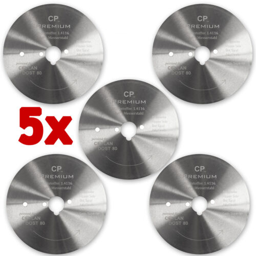 5x Cuchillo circular Gastronics para CEYLAN DOST 80mm Cuchillo de tone suave Cuchillo giroscópico  - Imagen 1 de 3