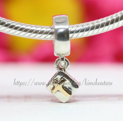 Authentic Pandora Holy Bible Dangle Charm 790409 Sterling Silver and 14 K | eBay