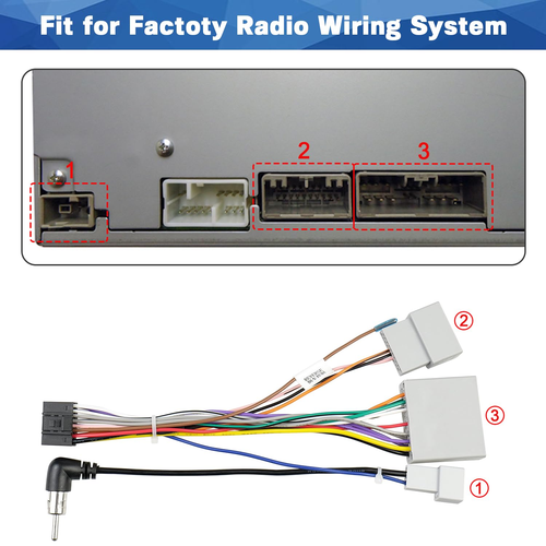 Radio Stereo Wiring Harness 16 Pin ISO for Honda CRV 2007-2011 & Civic 2008-2011 - Picture 4 of 12