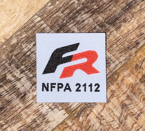 10 FR NFPA 2112 Iron On Patch / Tag Fire Retardant Pants Shirt BONUS PATCH - Picture 3 of 4