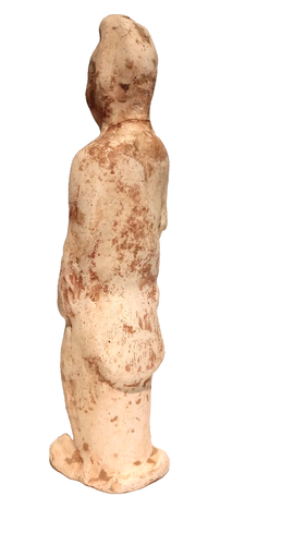 Figura de entierro de cerámica de un soldado de la dinastía Tang china - Imagen 7 de 12