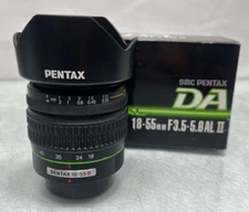 NEW SMC Pentax DA 18-55mm f/3.5-5.6 AL II Weather Resistant Lens for DSLR Camera