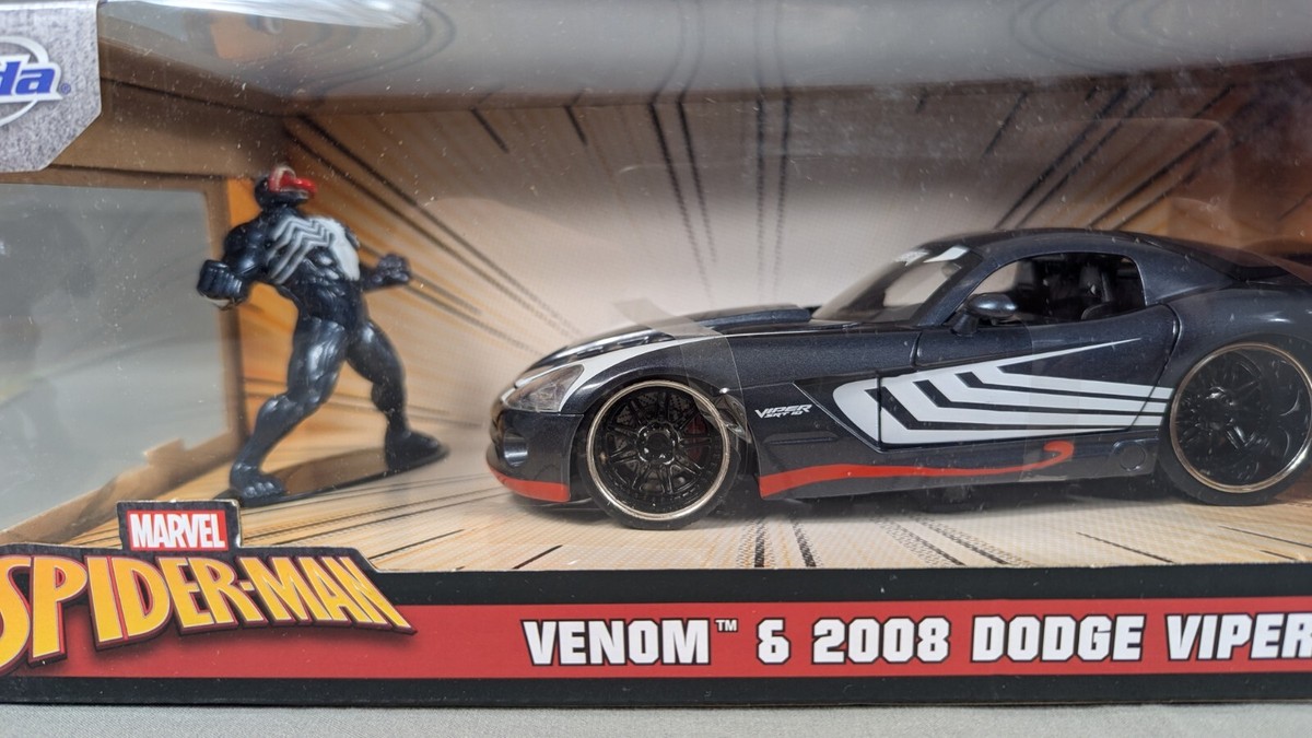 Jada Marvel Spider-Man Venom With 2008 Dodge Viper NIB Diecast | eBay
