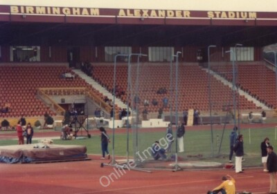 Foto 6x4 Alexander Stadium, Perry Barr, Birmingham Field Events inside t c1981