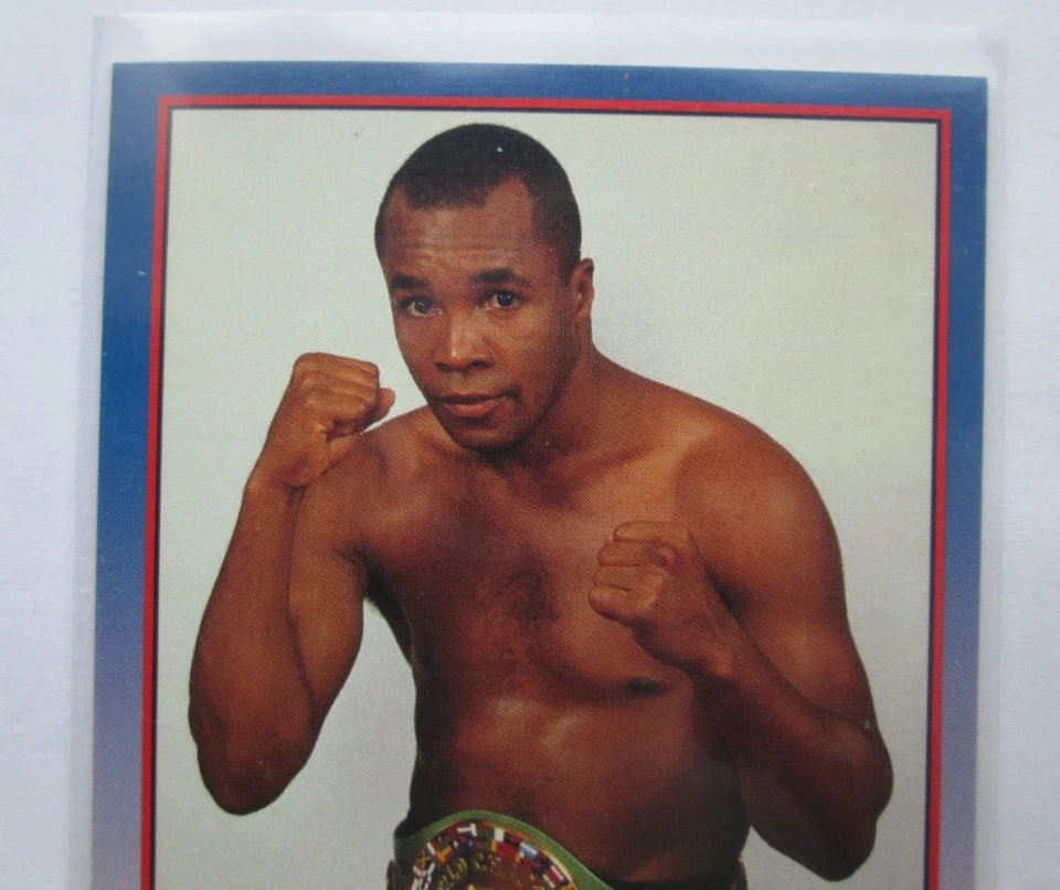 SUGAR RAY LEONARD ROOKIE 2 CARD LOT 1991 KAYO BOXING CARD Roberto Duran - Image 3 of 4