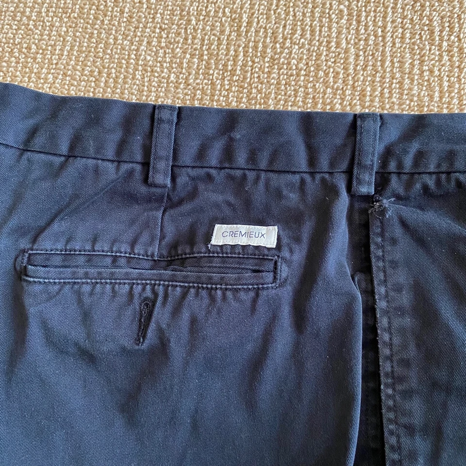 Men's Daniel Cremieux Collection Navy Pants Size 40x32, Gently Used - Image 3 of 4