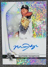 2020 Bowman Sterling Prospect SPECKLE Auto /99 Matthew Thompson #BSPA-MT