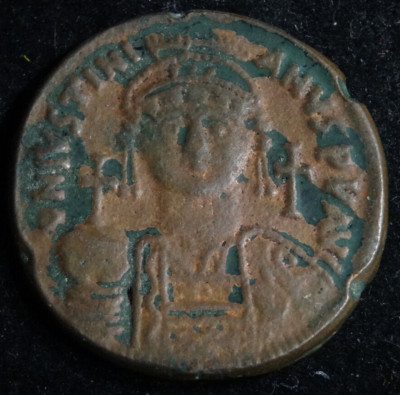 3*i様 【格安・極美品】 unicorn エクリプスプロ DYNASTY ダー Justinian I 40 Nummi 1 Follis Hammered Coin Ancient Anno XII Year