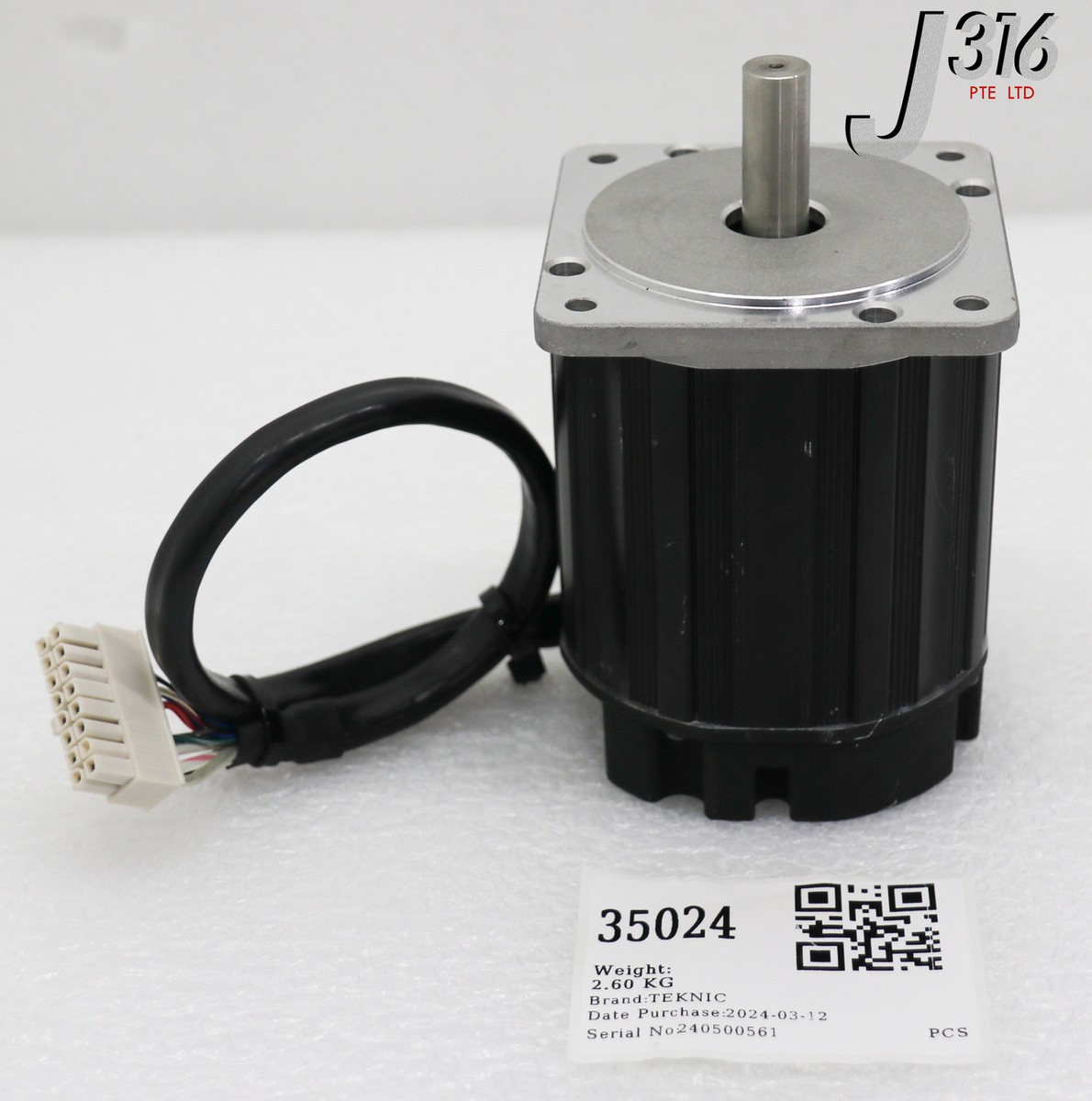 35024 TEKNIC SERVO MOTOR, 6000RPM, VARIAN E55000201 M-3432S-LN-16D