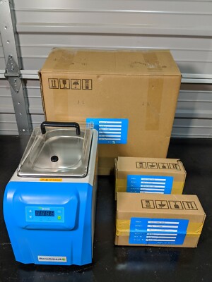 Benchmark MyBath 4L B2000-4-E Digital Water Bath & Test Tube Racks 220V NEW NIB