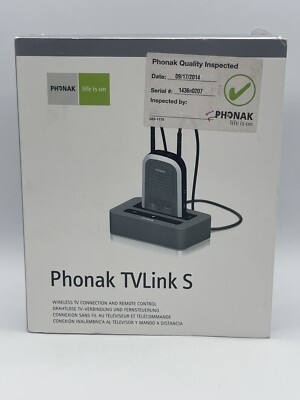 Phonak TVLink S Compilot Hearing Aid Wireless TV Connection