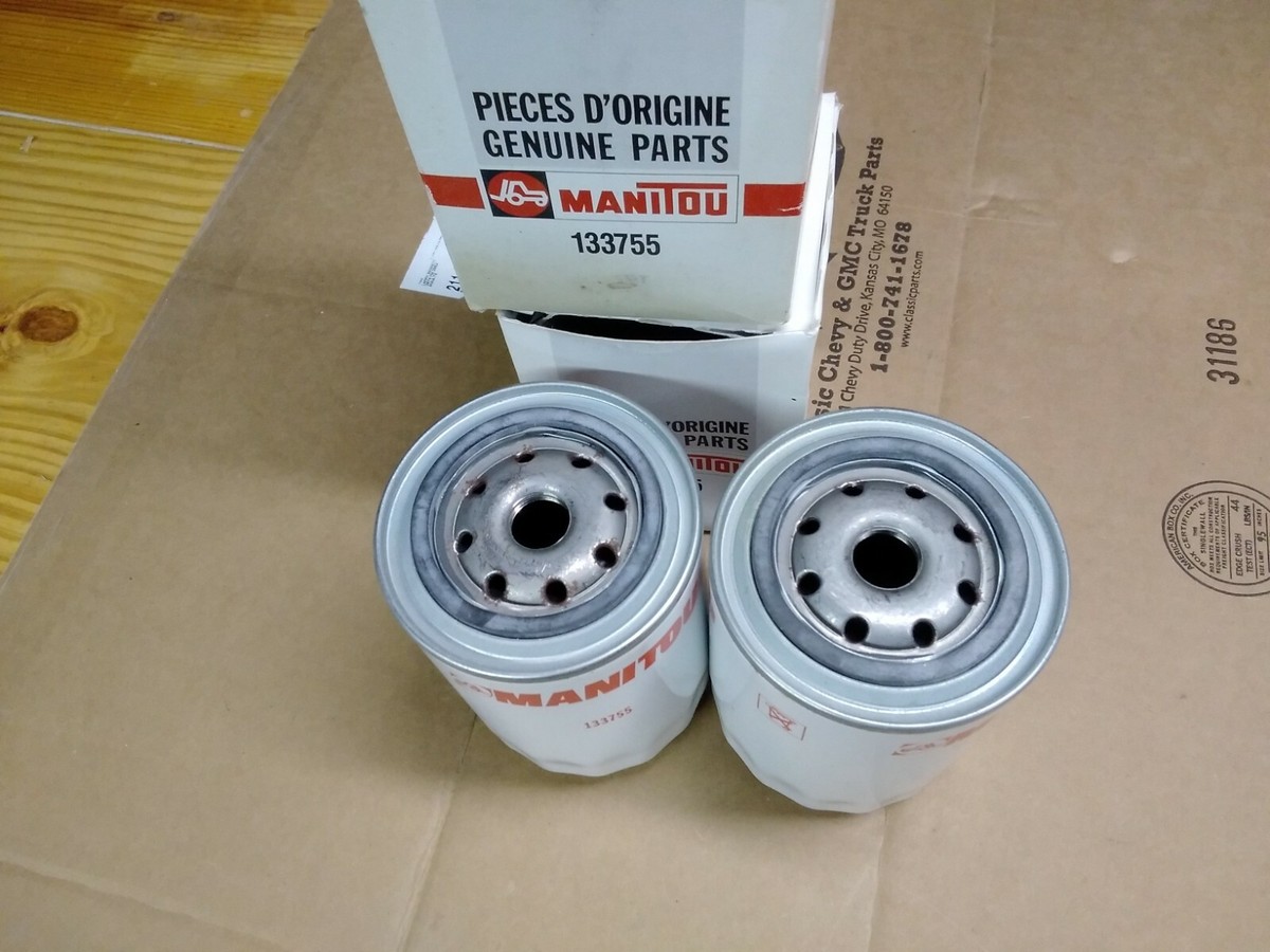 Manitou oil filter 133755 x2 | eBay