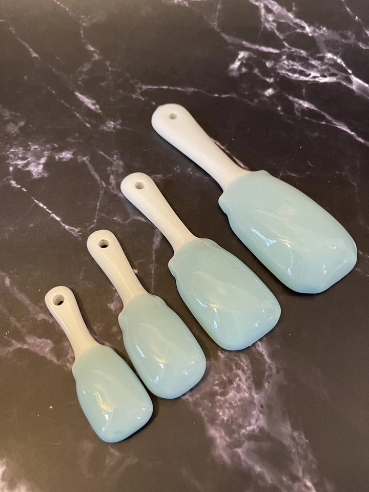 Blue Mason Jar Measuring Spoon Set by World Market 1T, 1t, 1/2t, 1/4t - Image 4 of 4