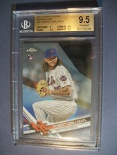 ROBERT GSELLMAN 2017 Topps Chrome Refractor #43 BGS GEM MINT 9.5 RC Mets