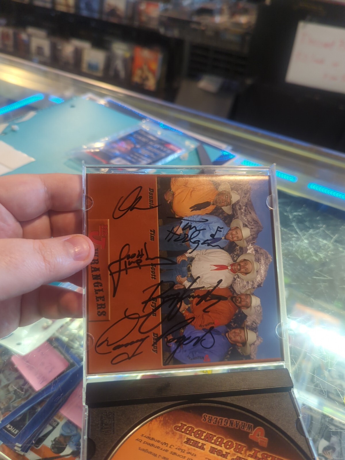 Headin for the Last Roundup by Bar J Wranglers, CD, Autographed Cover