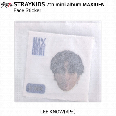 Stray Kids 7th Mini Album Maxident Official Photocard Face Sticker