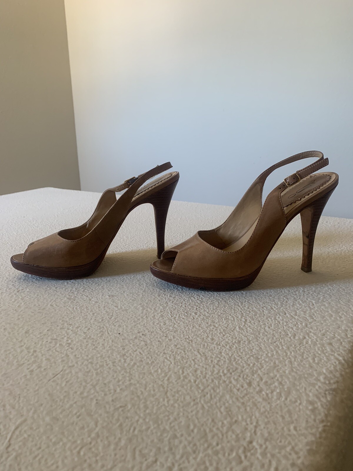 Aldo Brown Slingback Heels Size 8.5 