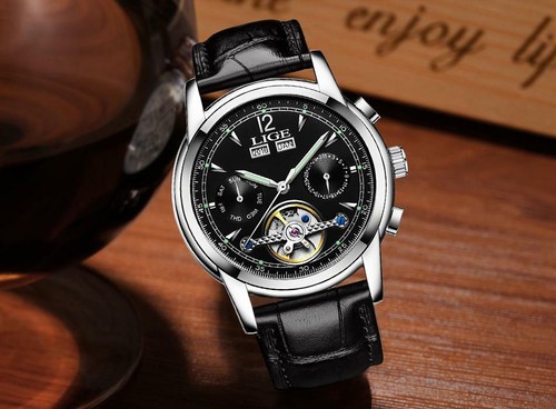 Relojes relogio masculino para hombre marca superior lujo LIGE - Imagen 10 de 31