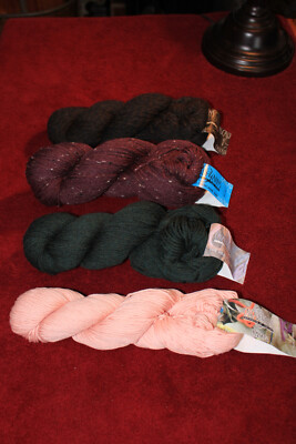 Cascade 220 & Sierra Yarn Lot of 4 Hanks