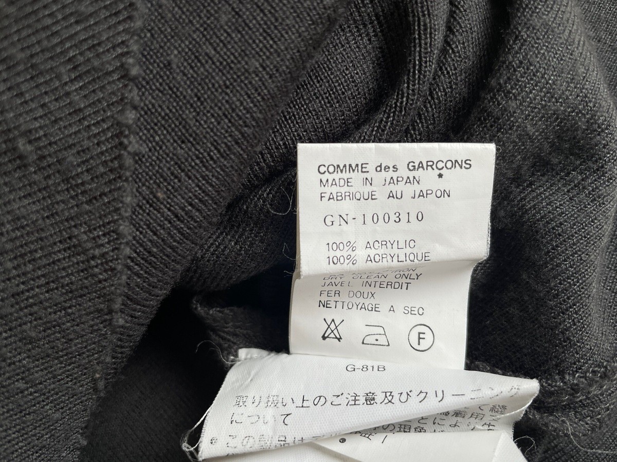 Comme Des Garcons Vintage 1997 90s Asymmetry Knit Tops Made in